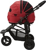 Airbuggy hondenbuggy dome2 sm met rem tango rood 53x31x52 cm / 96x53,5x99 cm Airbuggy hondenbuggy dome2 sm met rem tango rood 53x31x52 cm / 96x53,5x99 cm
