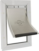 Staywell 620 Hondenluik - Aluminium - Wit Staywell 620 Hondenluik - Aluminium - Wit