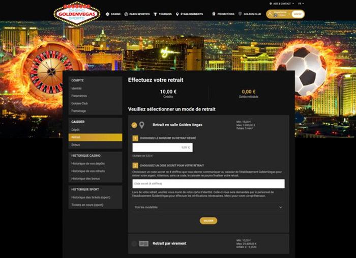 Golden Vegas dépôts.jpg